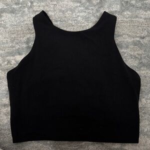 Athleta Black Crop Top